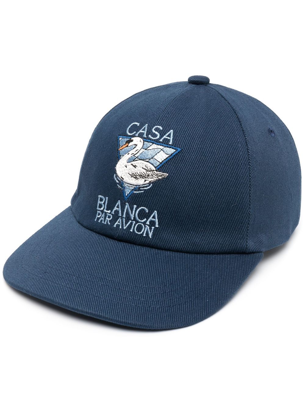 Casablanca logo-embroidered cap - Blue von Casablanca