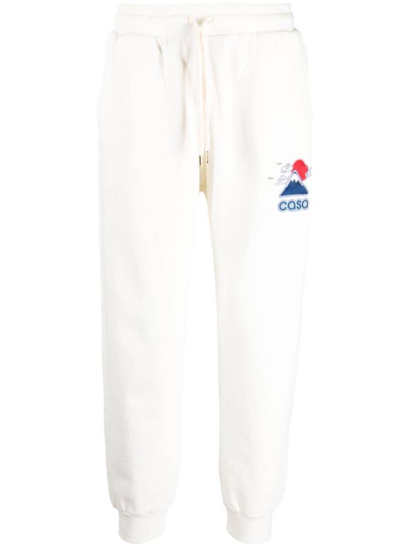 Casablanca logo-embroidered track pants - White von Casablanca