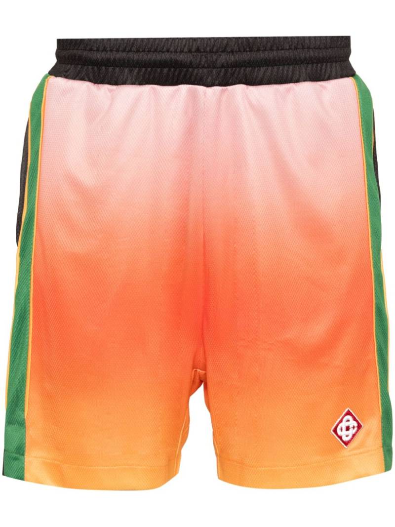 Casablanca Gradient Football shorts - Orange von Casablanca