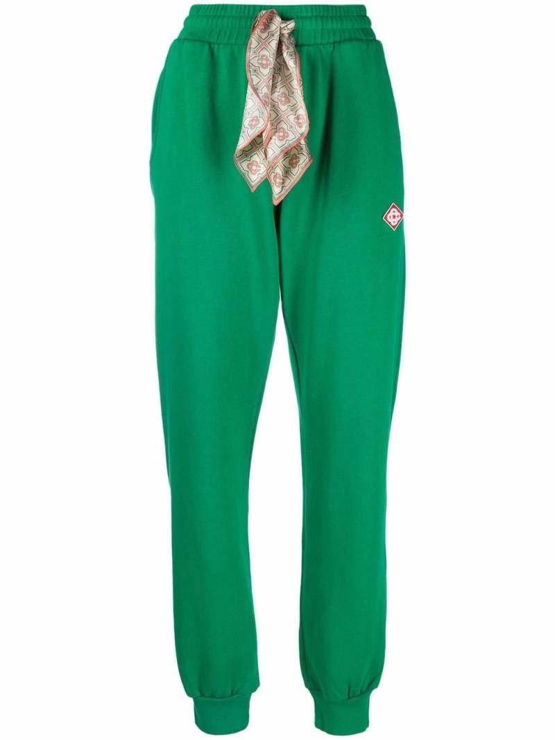 Casablanca loopback scarf track pants - Green von Casablanca