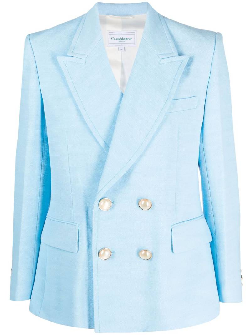 Casablanca tailored double-breasted blazer - Blue von Casablanca