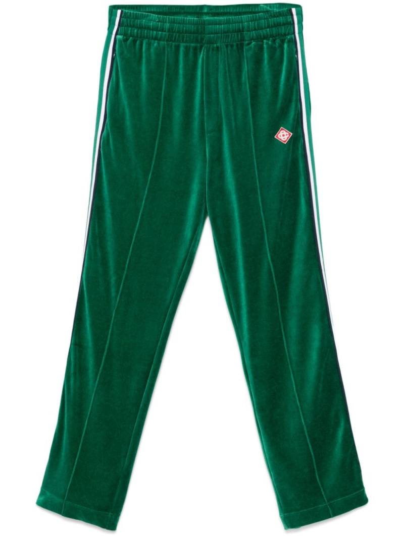 Casablanca velour track pants - Green von Casablanca