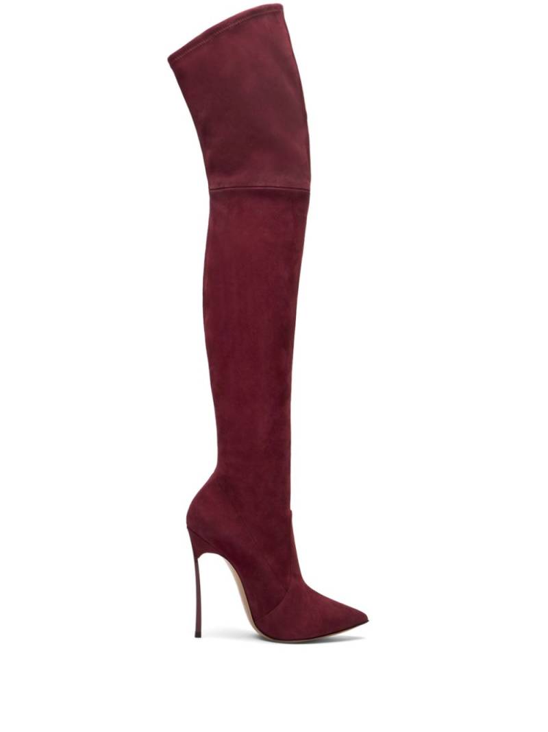 Casadei 100mm Blade boots - Red von Casadei