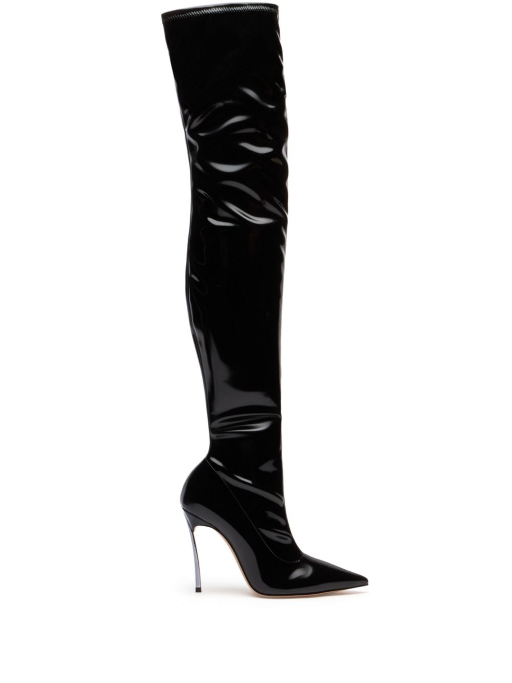 Casadei 100mm Superblade Narcisist boots - Black von Casadei