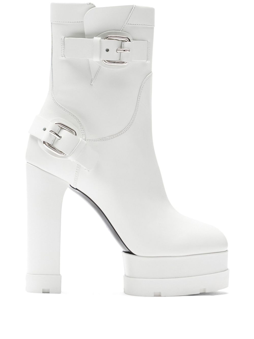 Casadei 120mm Nancy Rock boots - White von Casadei