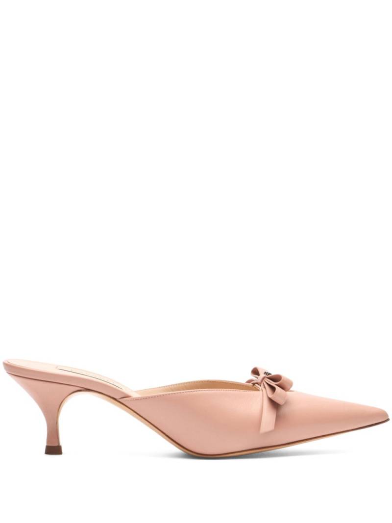 Casadei 50mm Juliet mules - Pink von Casadei