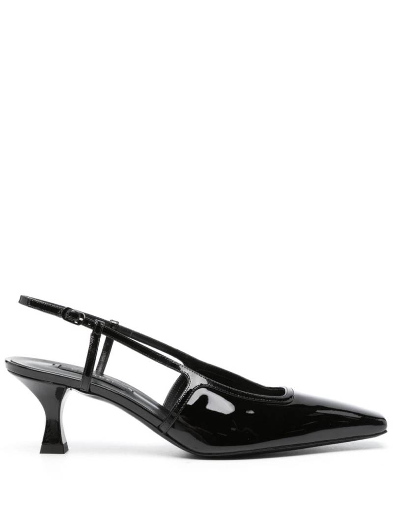 Casadei 65mm slingback leather pumps - Black von Casadei