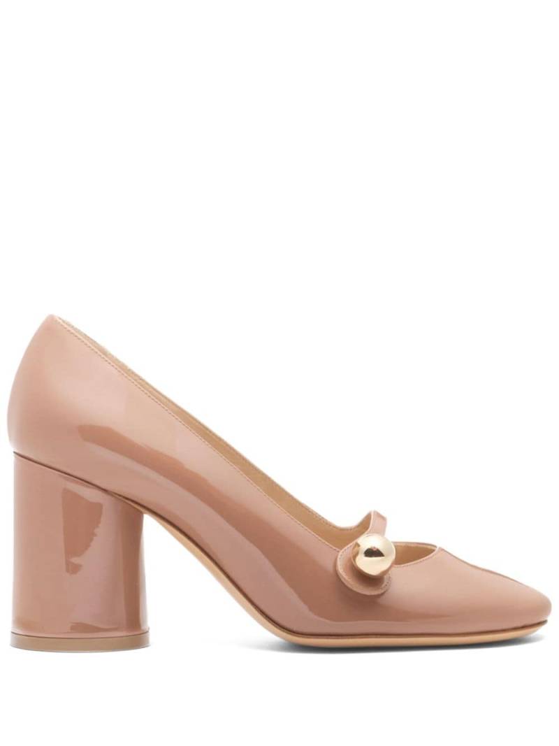 Casadei 80mm Cleo pumps - Neutrals von Casadei