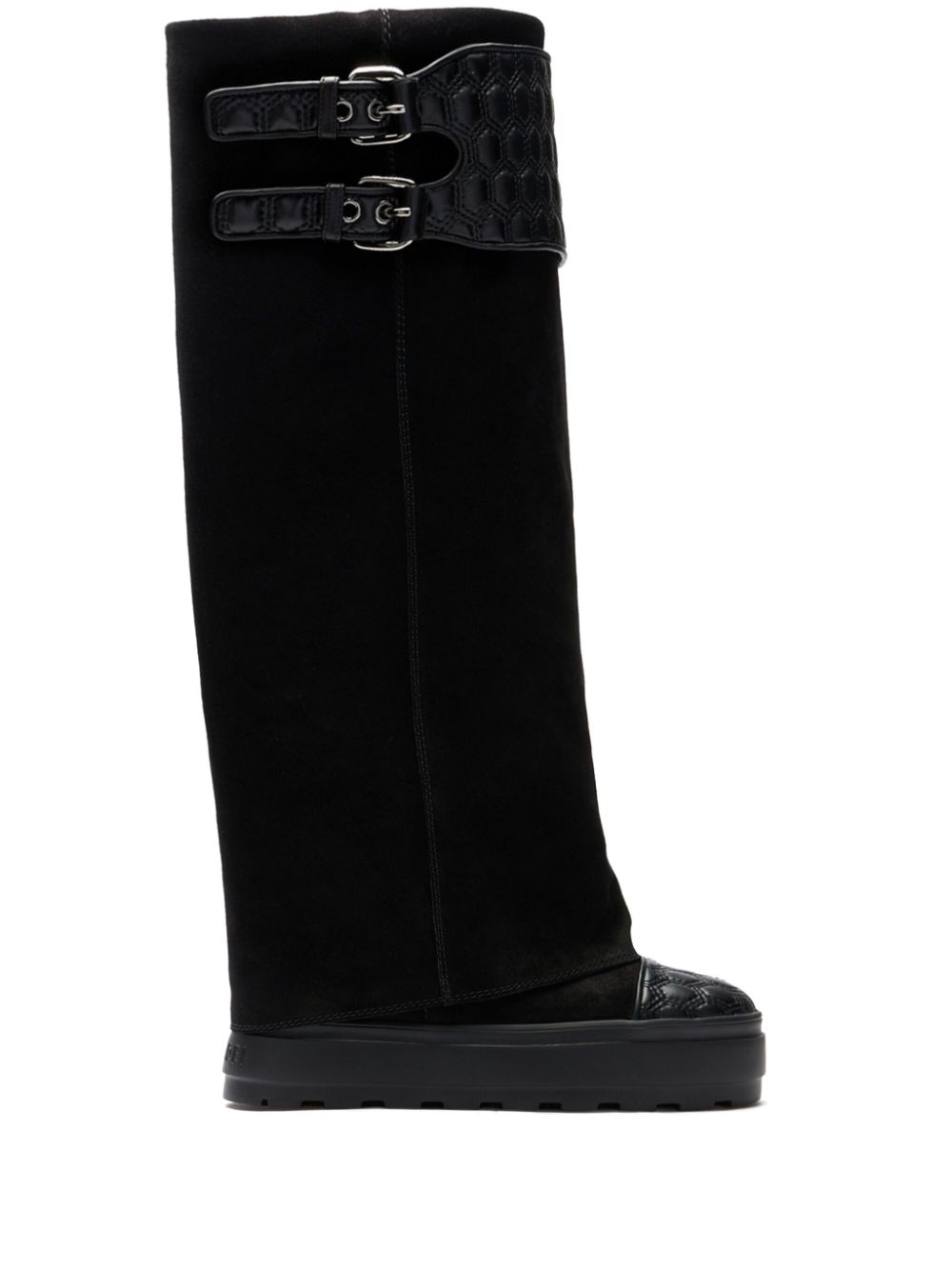 Casadei 80mm Maison Lab Double Face boots - Black von Casadei