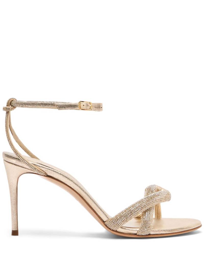 Casadei 80mm Taylor Julia sandals - Gold von Casadei