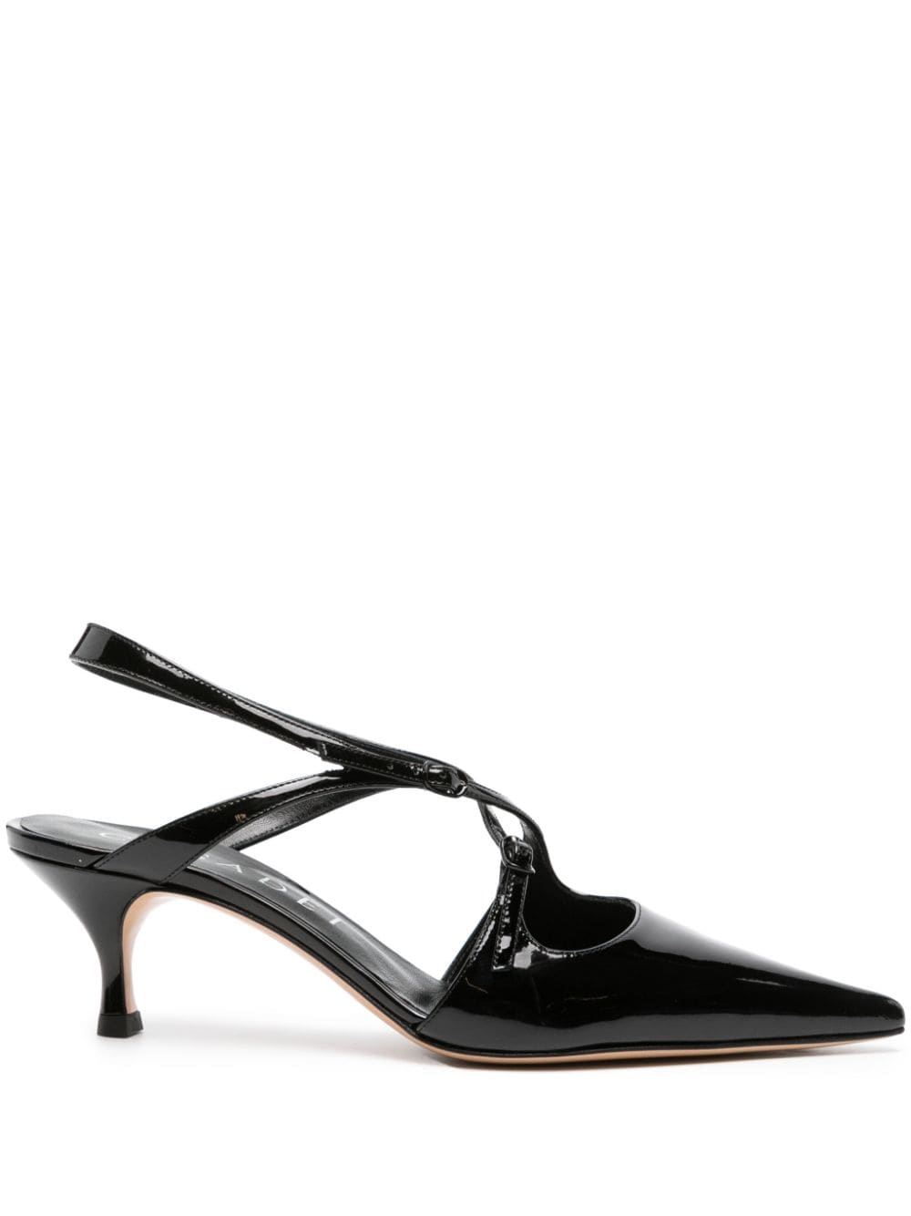 Casadei Anna 50mm leather pumps - Black von Casadei