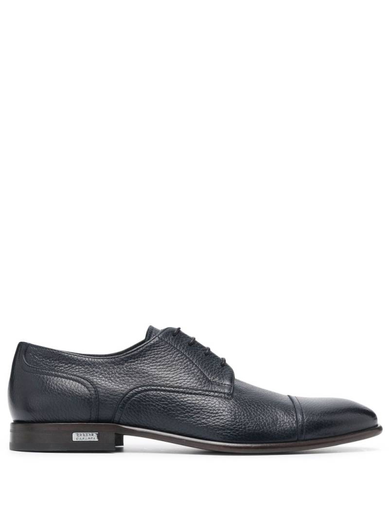 Casadei Anticato leather derby shoes - Blue von Casadei