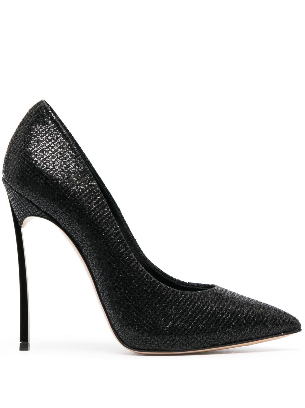 Casadei Blade 120mm sequin-embellished pumps - Black von Casadei