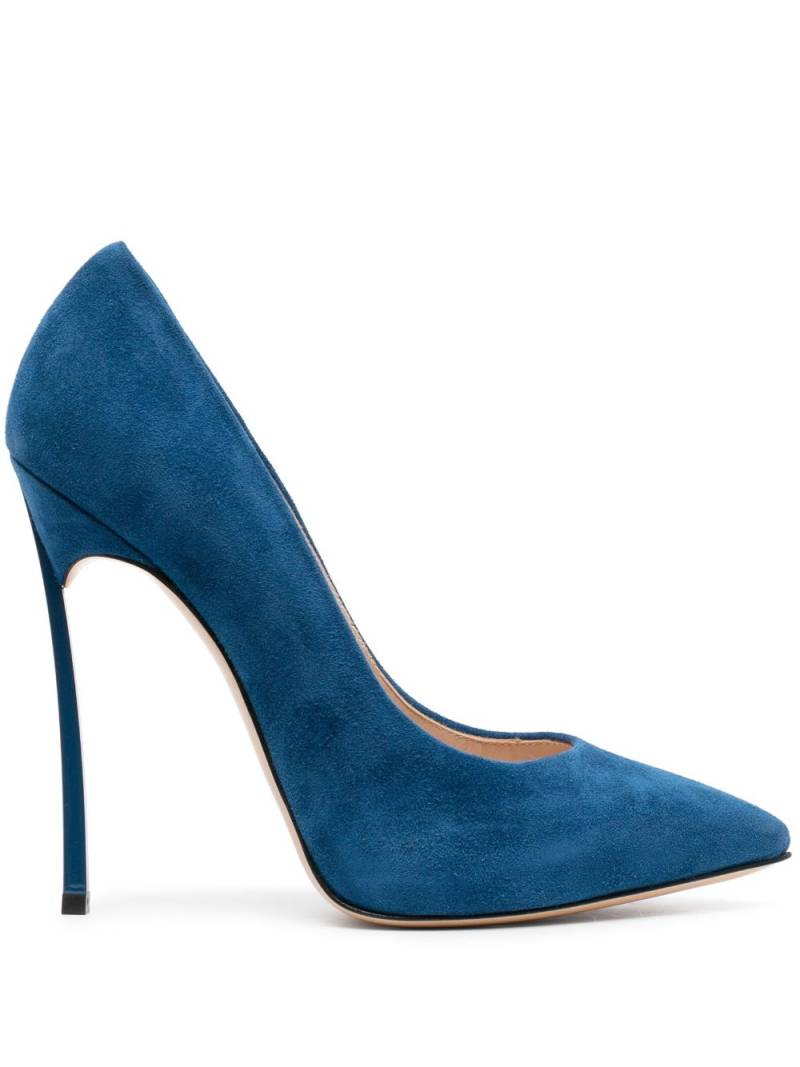 Casadei Blade 125mm heeled pumps - Blue von Casadei