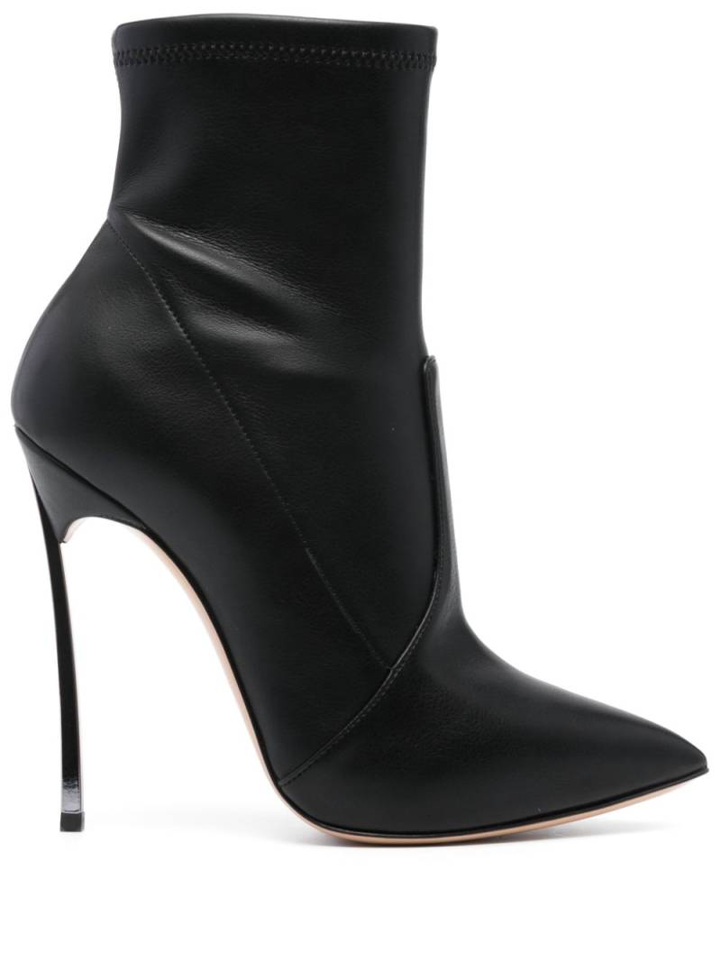 Casadei Blade 130mm leather boots - Black von Casadei