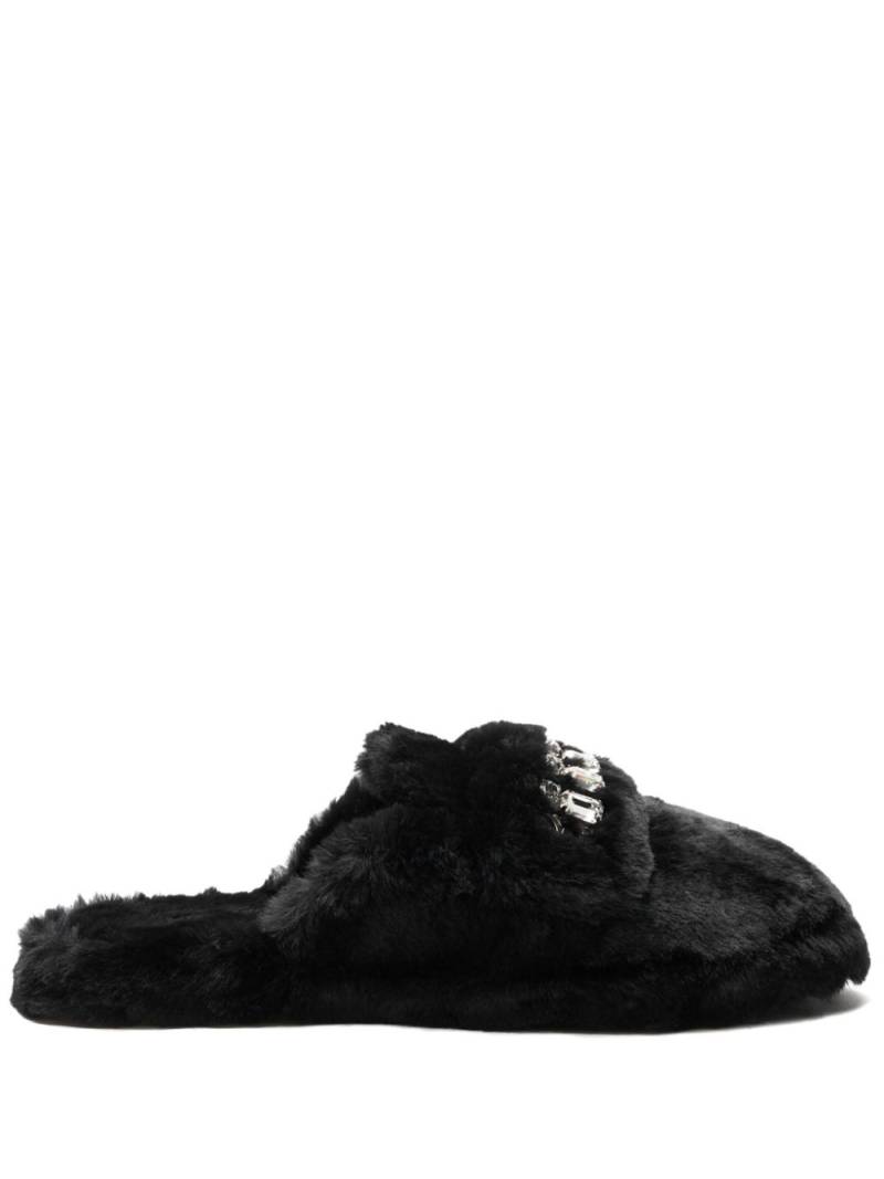 Casadei Campiglio Ortisei slippers - Black von Casadei