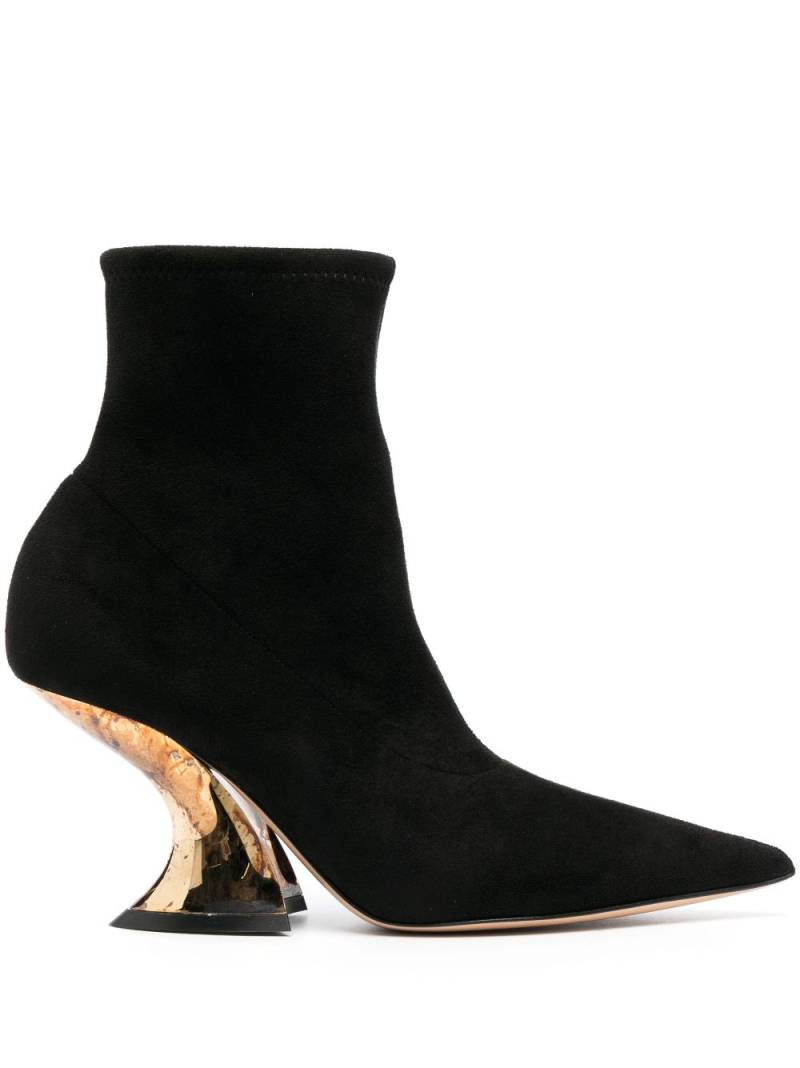 Casadei Elodie 85mm ankle boots - Black von Casadei