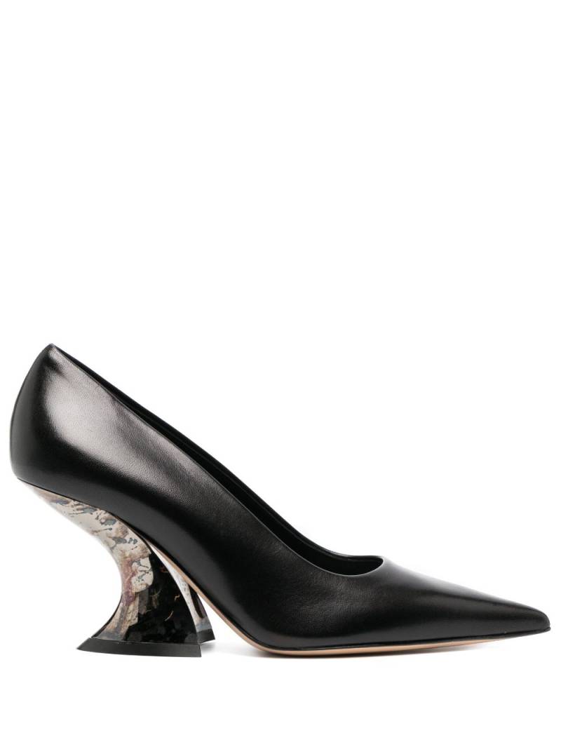 Casadei Elodie 85mm sculpted pumps - Black von Casadei