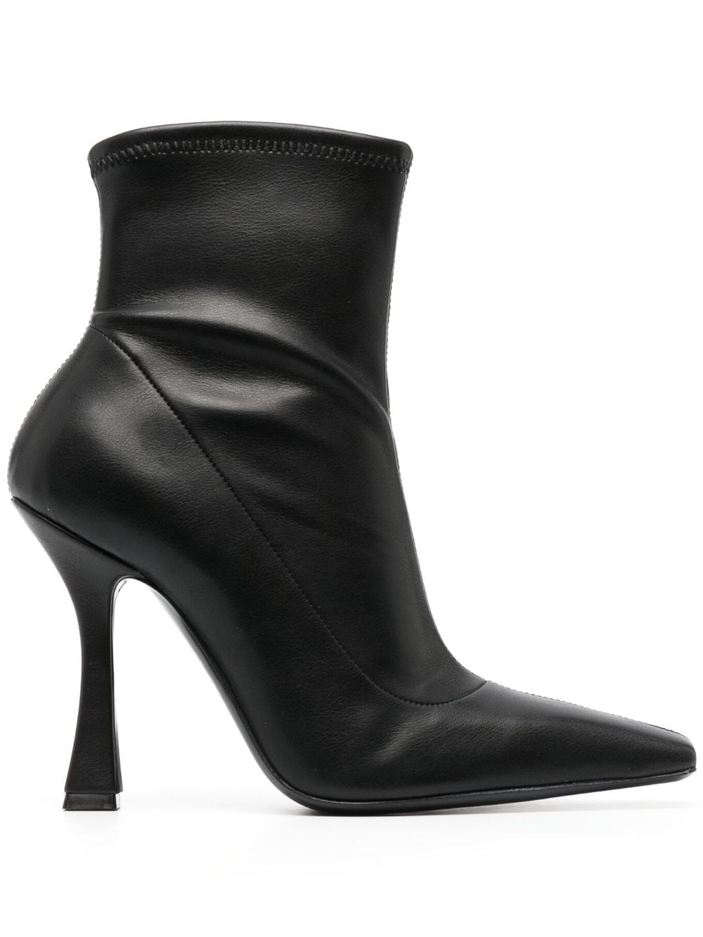 Casadei Geraldine 100mm leather boots - Black von Casadei