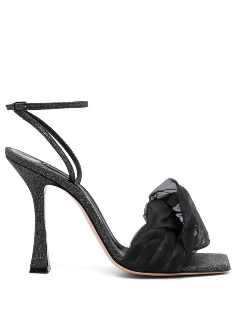 Casadei Geraldine Helen 100mm sandals - Black von Casadei