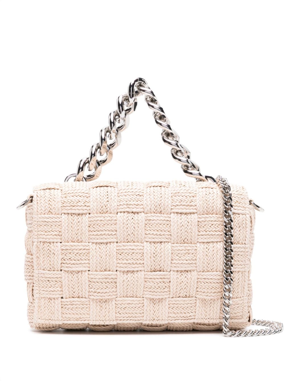 Casadei Hanoi interwoven shoulder bag - Neutrals von Casadei