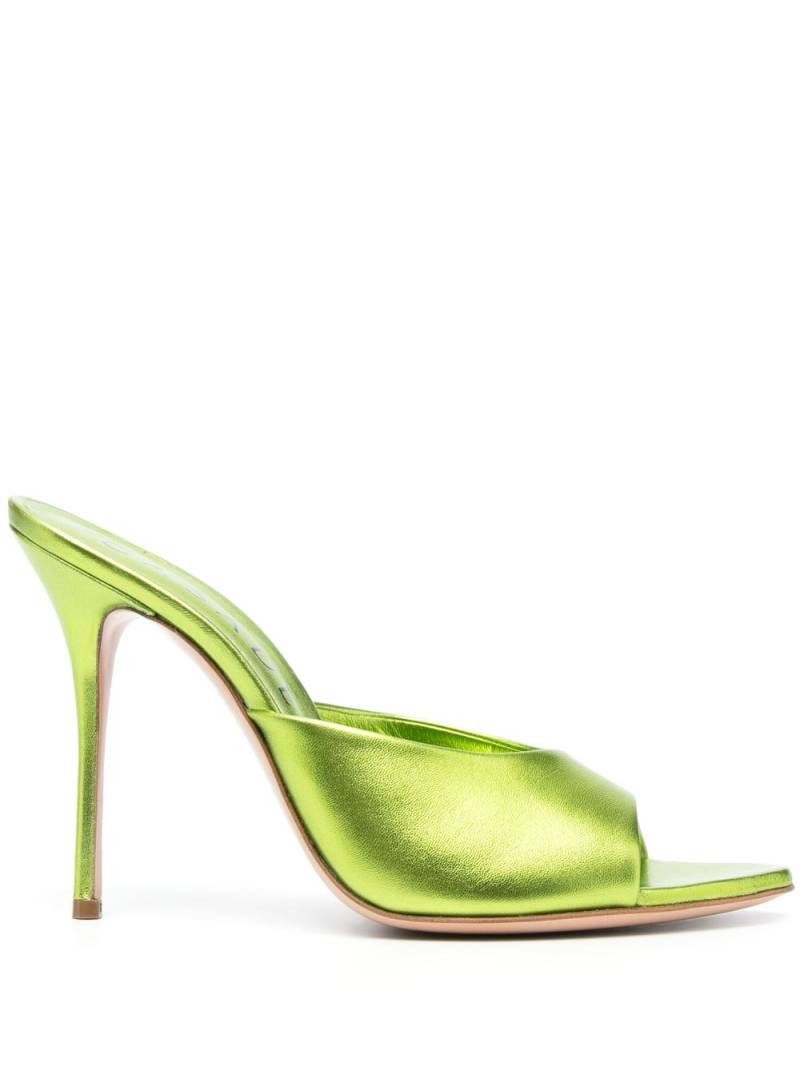 Casadei Julia Ilary Flash 115mm mules - Green von Casadei