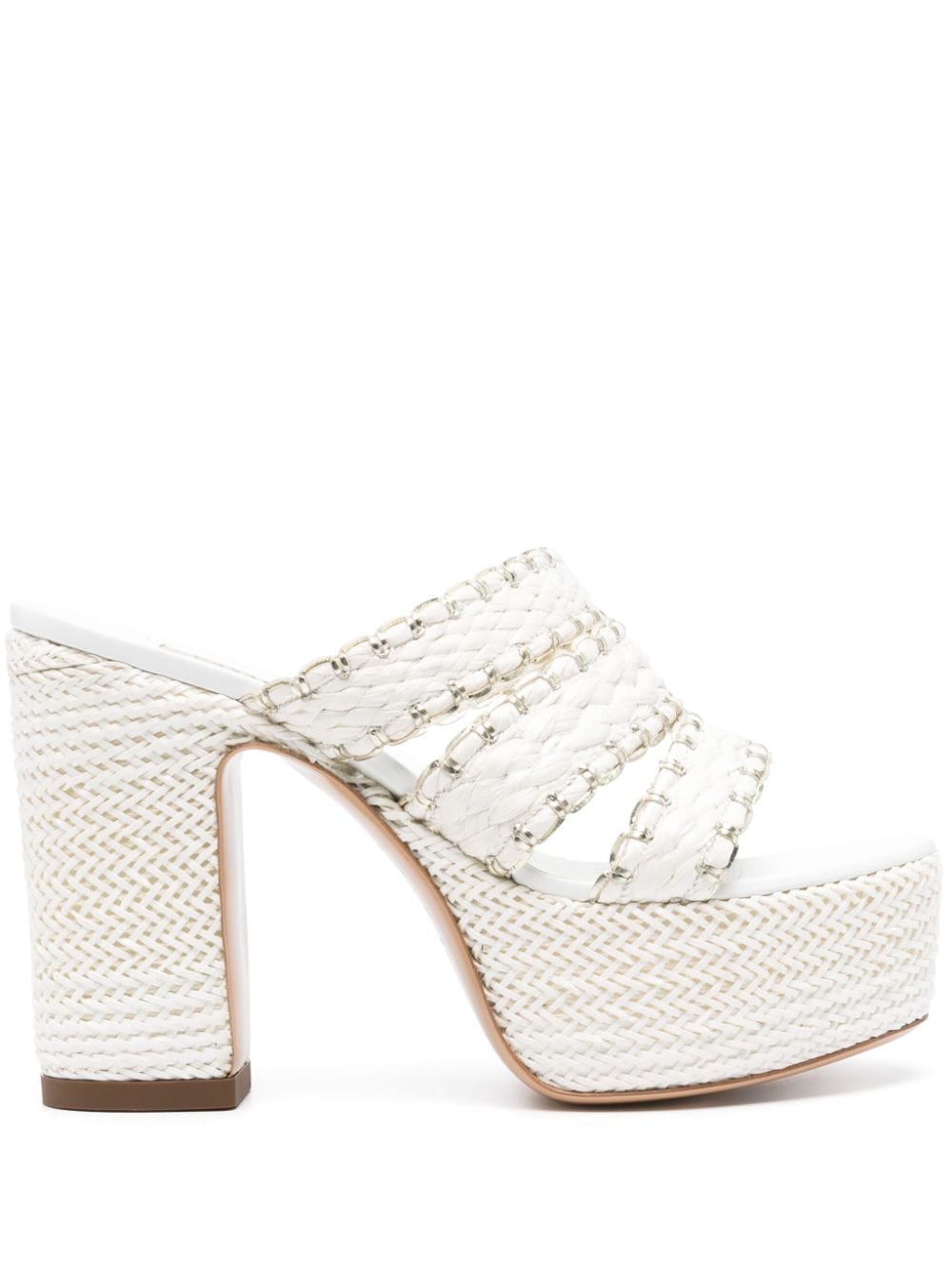 Casadei Kalimba 120mm sandals - White von Casadei