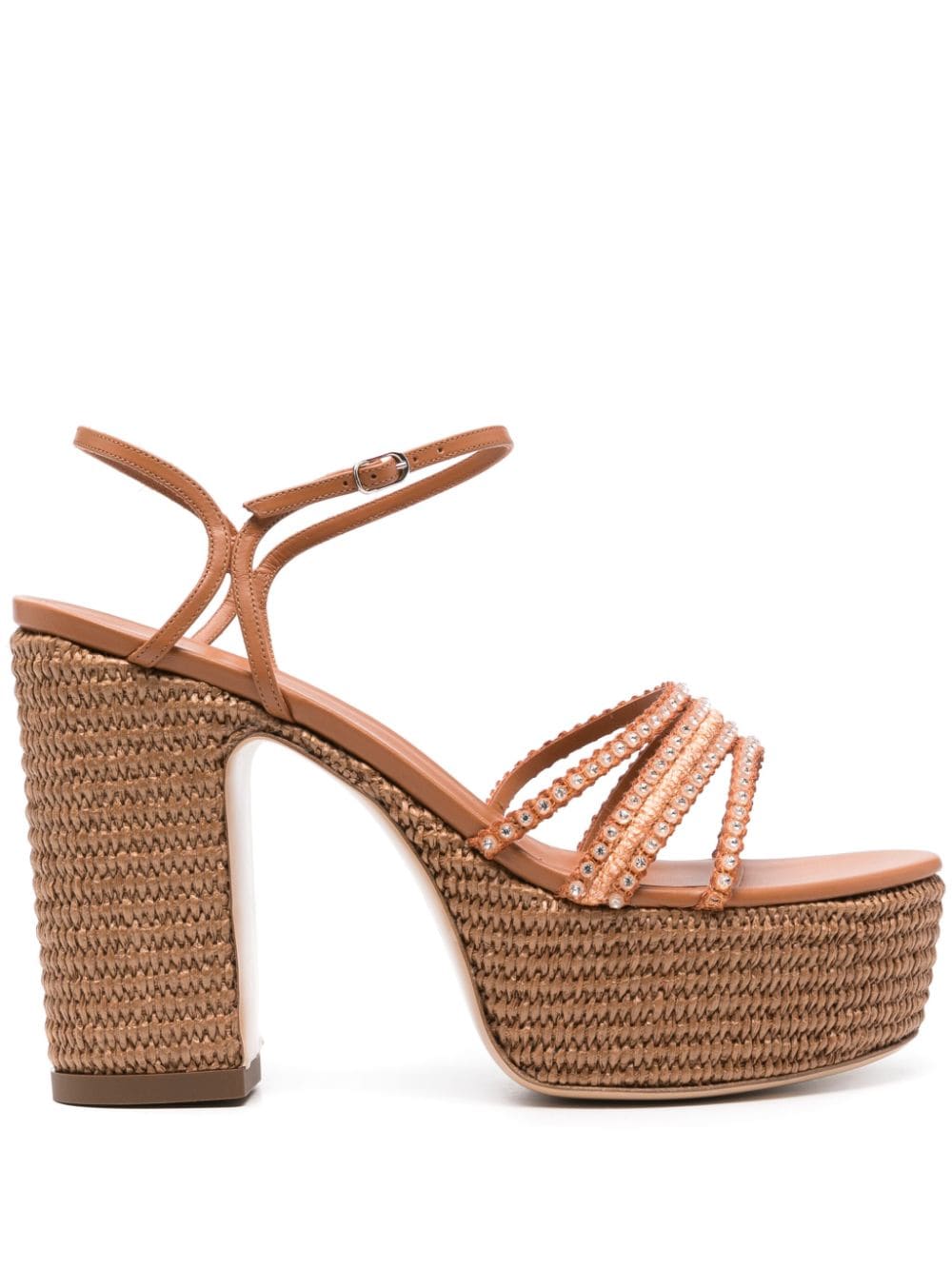 Casadei Limelight 120mm sandals - Brown von Casadei