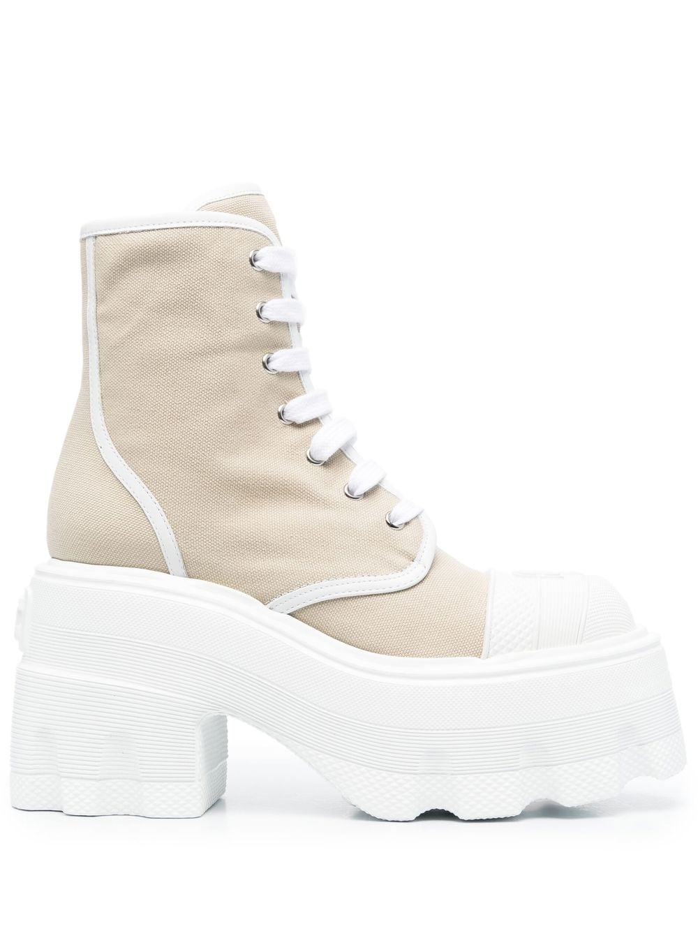 Casadei platform ankle boots - Neutrals von Casadei