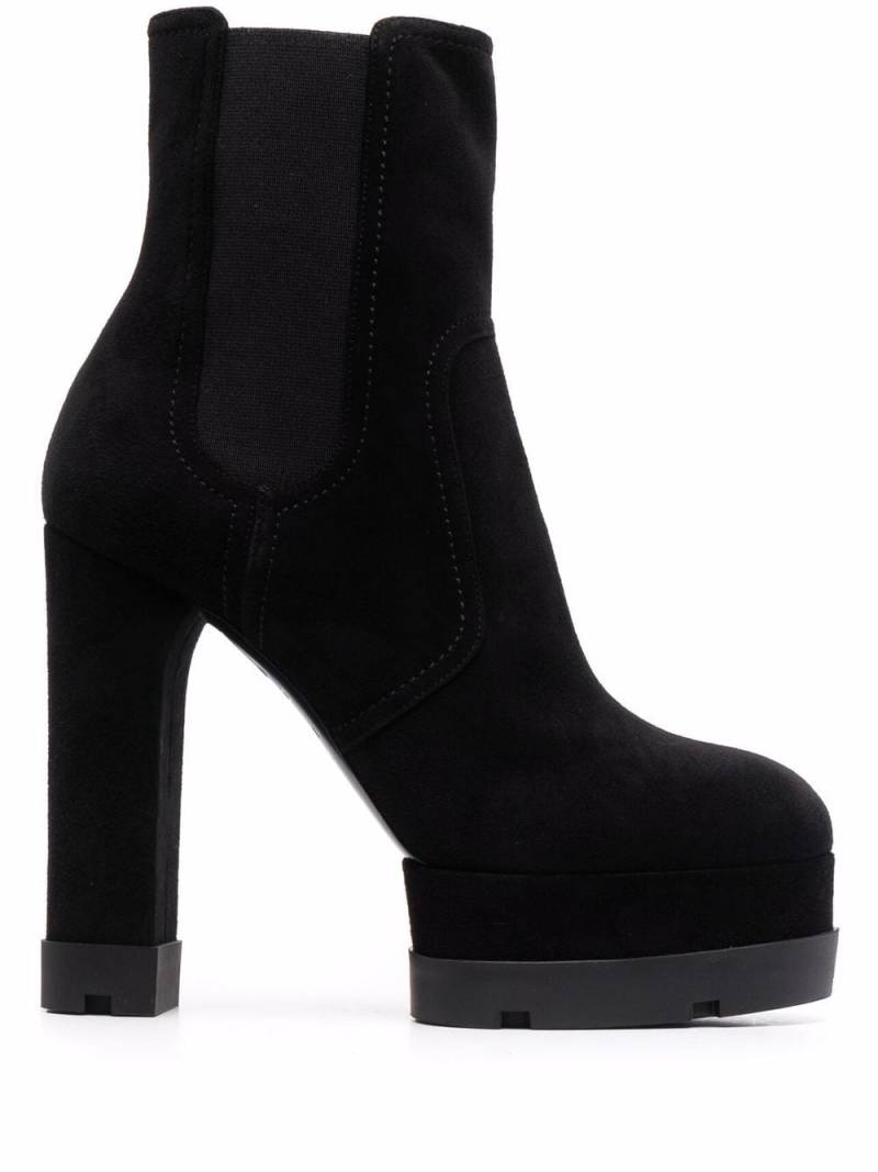 Casadei Nancy suede boots - Black von Casadei