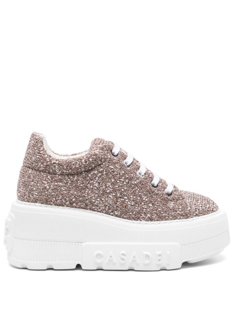 Casadei Nexus Disk 70mm platform sneakers - Pink von Casadei