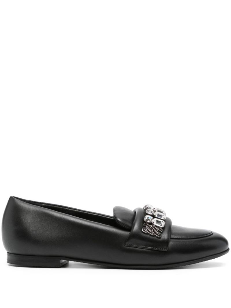 Casadei Valsenales loafers - Black von Casadei