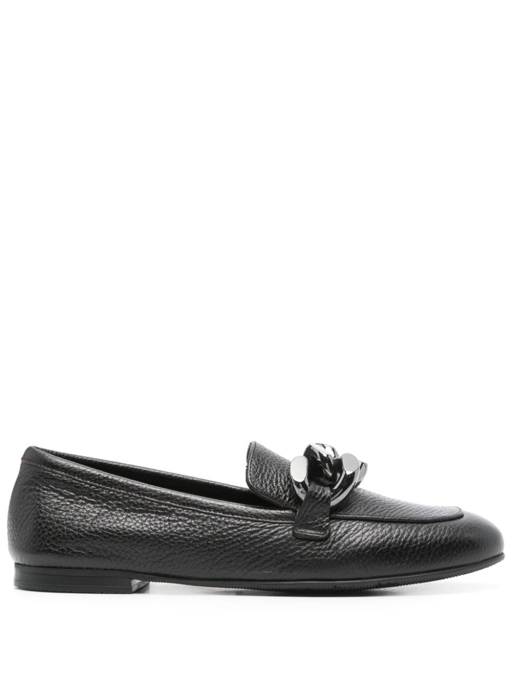 Casadei chain link-detailed loafers - Black von Casadei