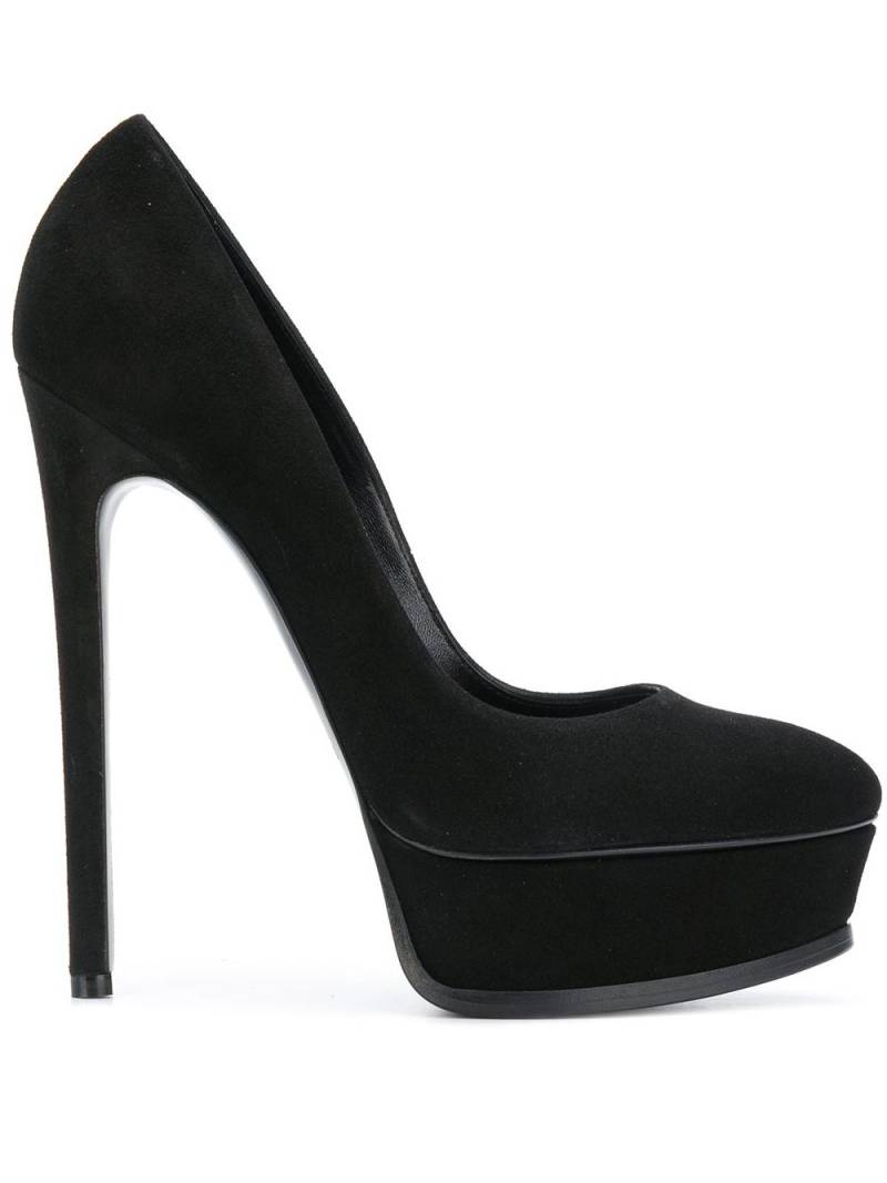 Casadei classic platform pumps - Black von Casadei