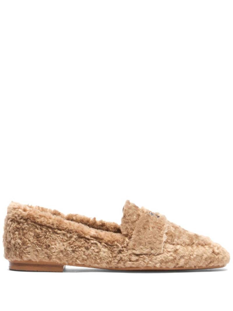 Casadei faux-fur loafers - Brown von Casadei