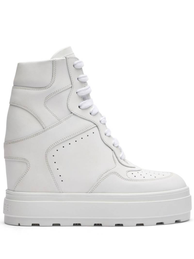 Casadei high-top leather sneakers - White von Casadei