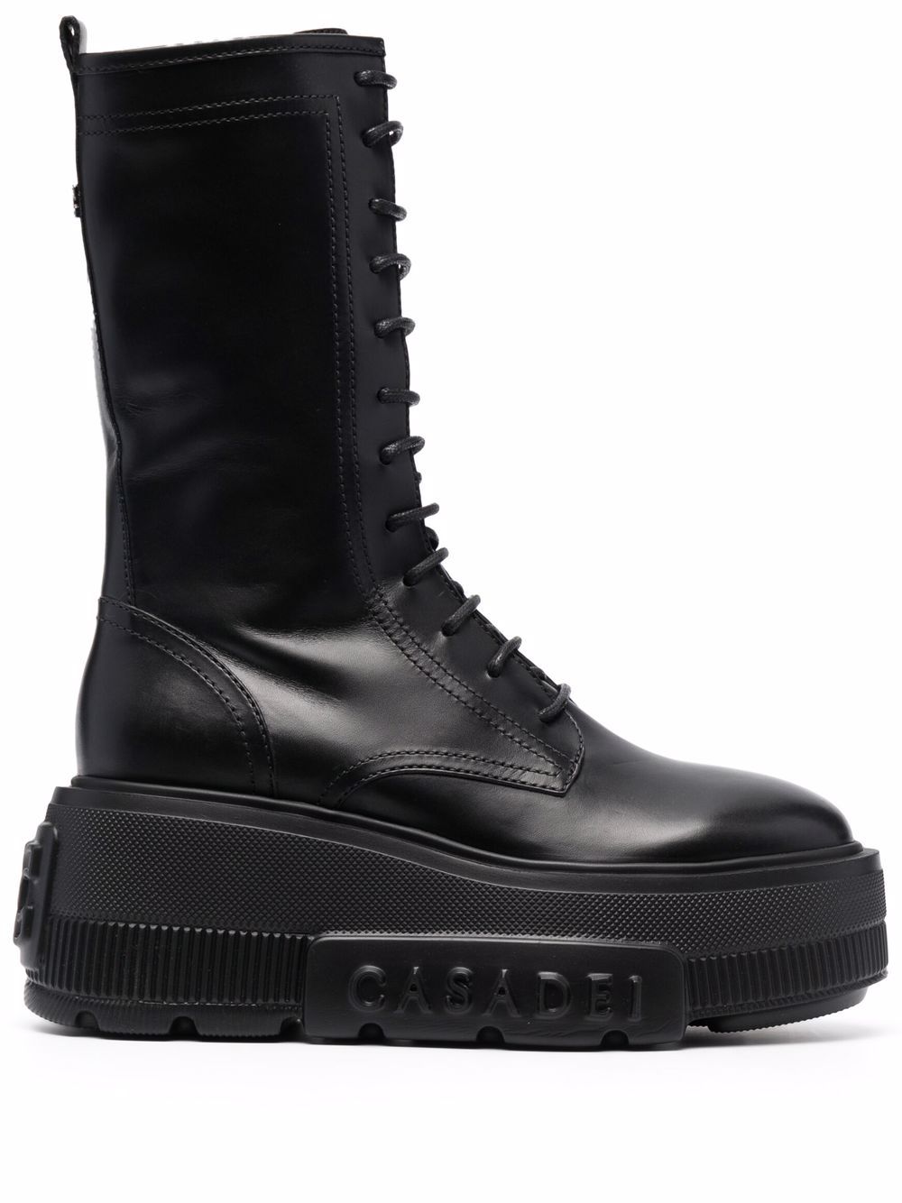 Casadei lace-up platform boots - Black von Casadei