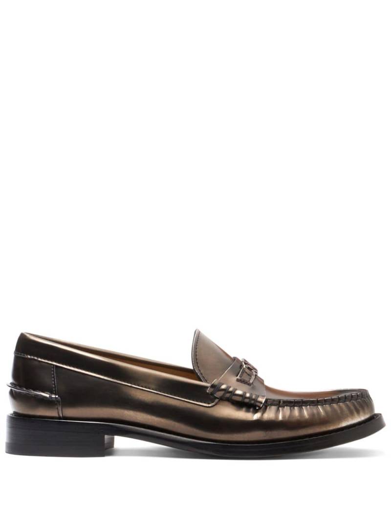 Casadei leather loafers - Brown von Casadei