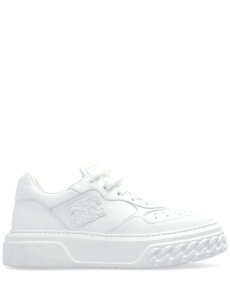 Casadei logo-patch sneakers - White von Casadei