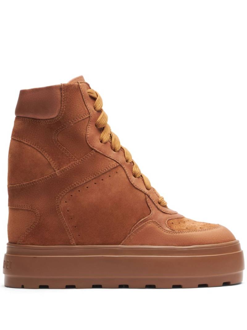 Casadei wedge sneakers - Brown von Casadei