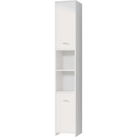 Badezimmerschrank Weiß 180x30x30cm von Casaria®