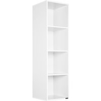 Bücherregal Skylar Weiß 106x30x30cm von Casaria®