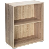 Bücherregal Vela Eiche 2 Fächer von Casaria®