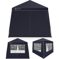 Faltpavillon Capri Anthrazit 3x3m inkl 4 Seitenwänden von Casaria®