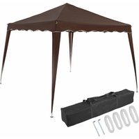 Faltpavillon Capri - Popup Dunkelbraun 3x3m von Casaria®