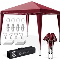 Faltpavillon Capri - Popup Weinrot 3x3m von Casaria®