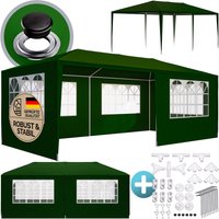 Festzelt Rimini Grün 3x6m UV-Schutz 50+ von Casaria®