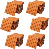 Holzfliese Eukalyptus 66er-Set 30x30cm von Casaria®