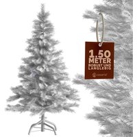 Künstlicher Weihnachtsbaum Weiß 150cm von Casaria®