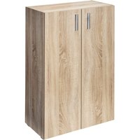 Mehrzweckschrank Vela Eiche 116x30x60cm von Casaria®